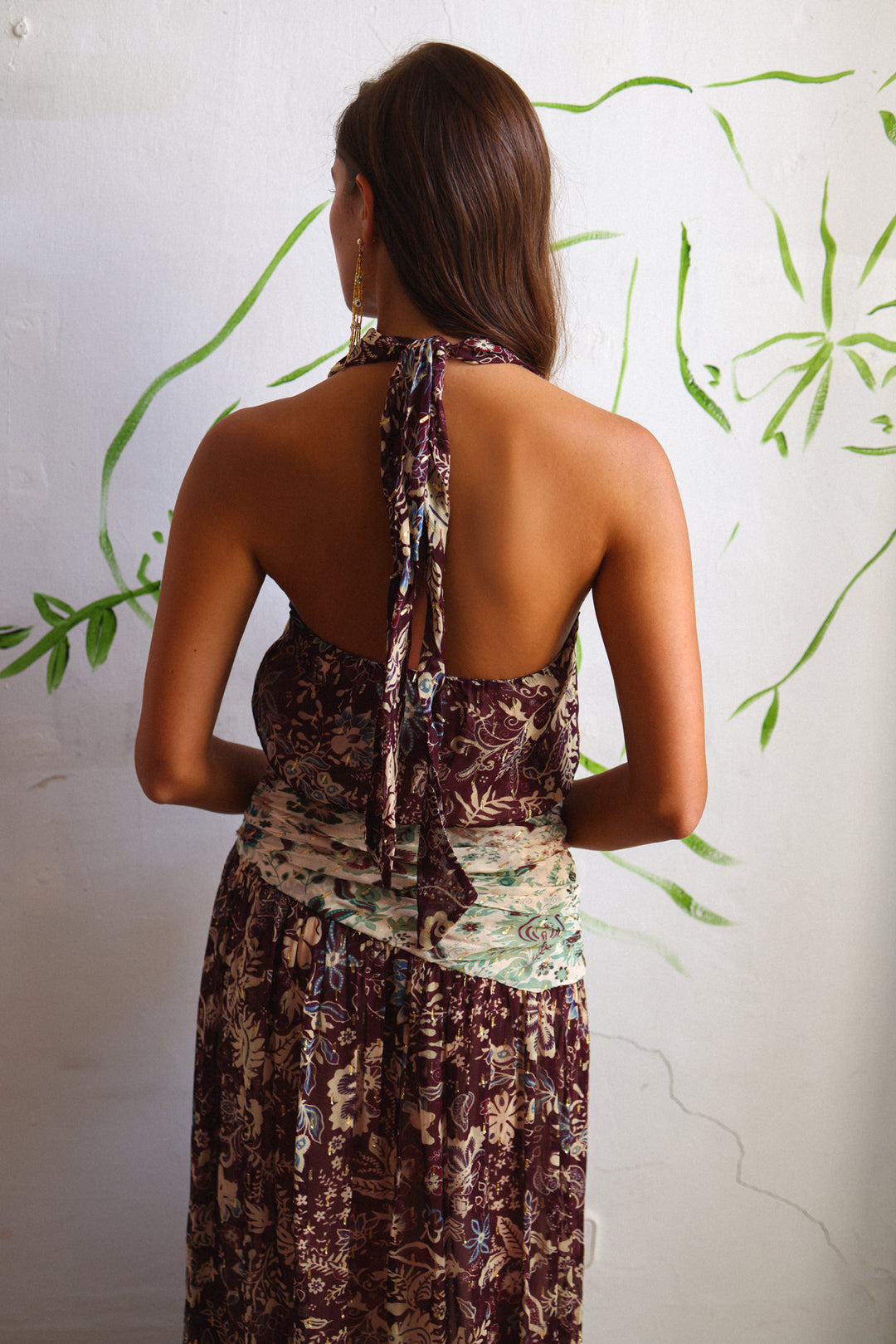 VESTIDO MIDI ASIMETRICO FLAVEA