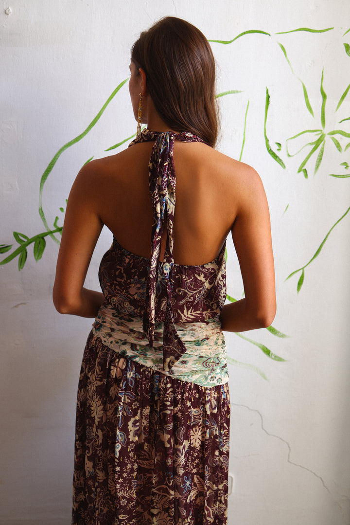 VESTIDO MIDI ASIMETRICO FLAVEA