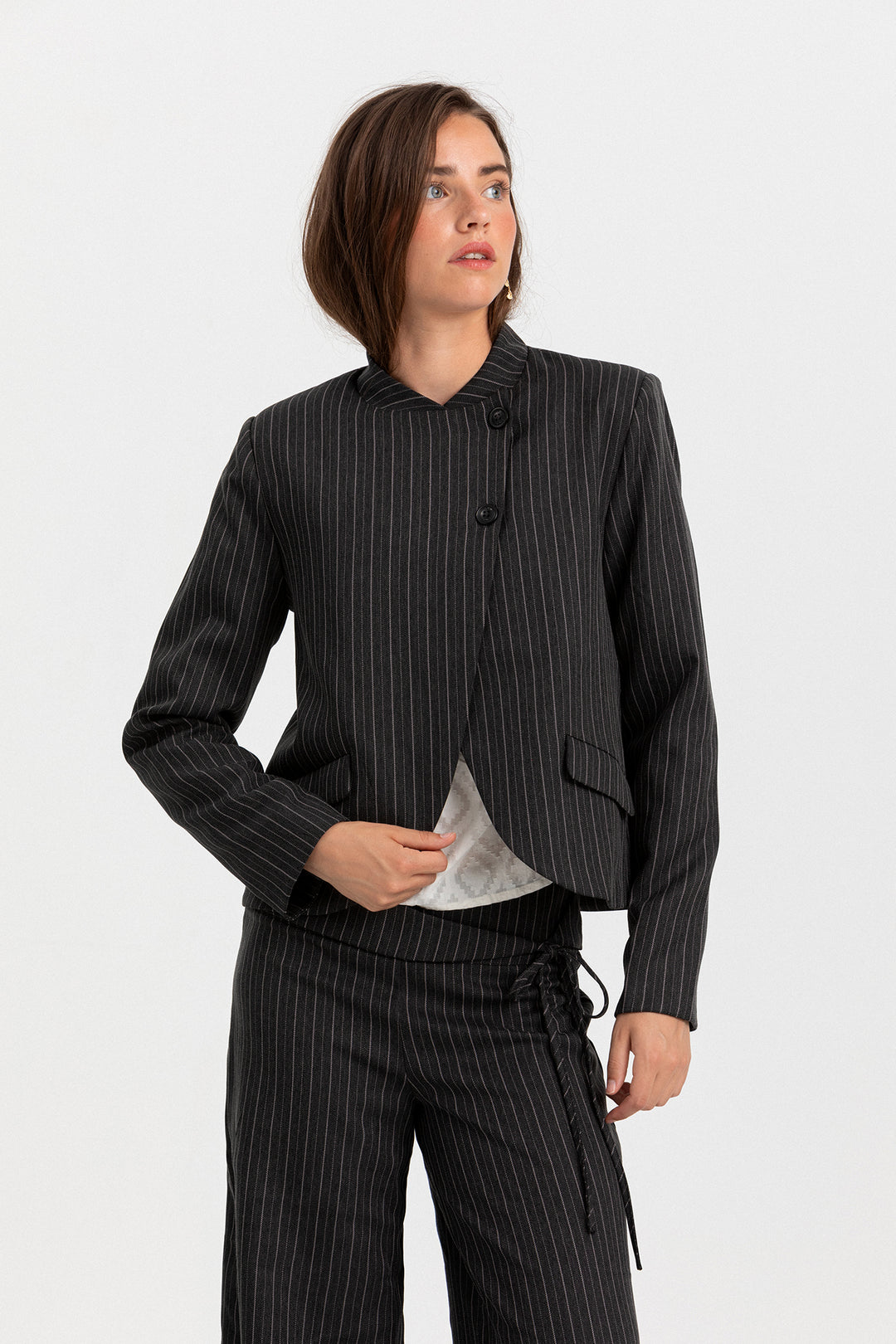 BLAZER CRUZADA RAYAS