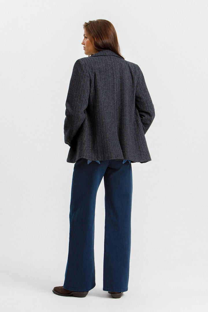 BLAZER RECTA ESPIGA RAYAS