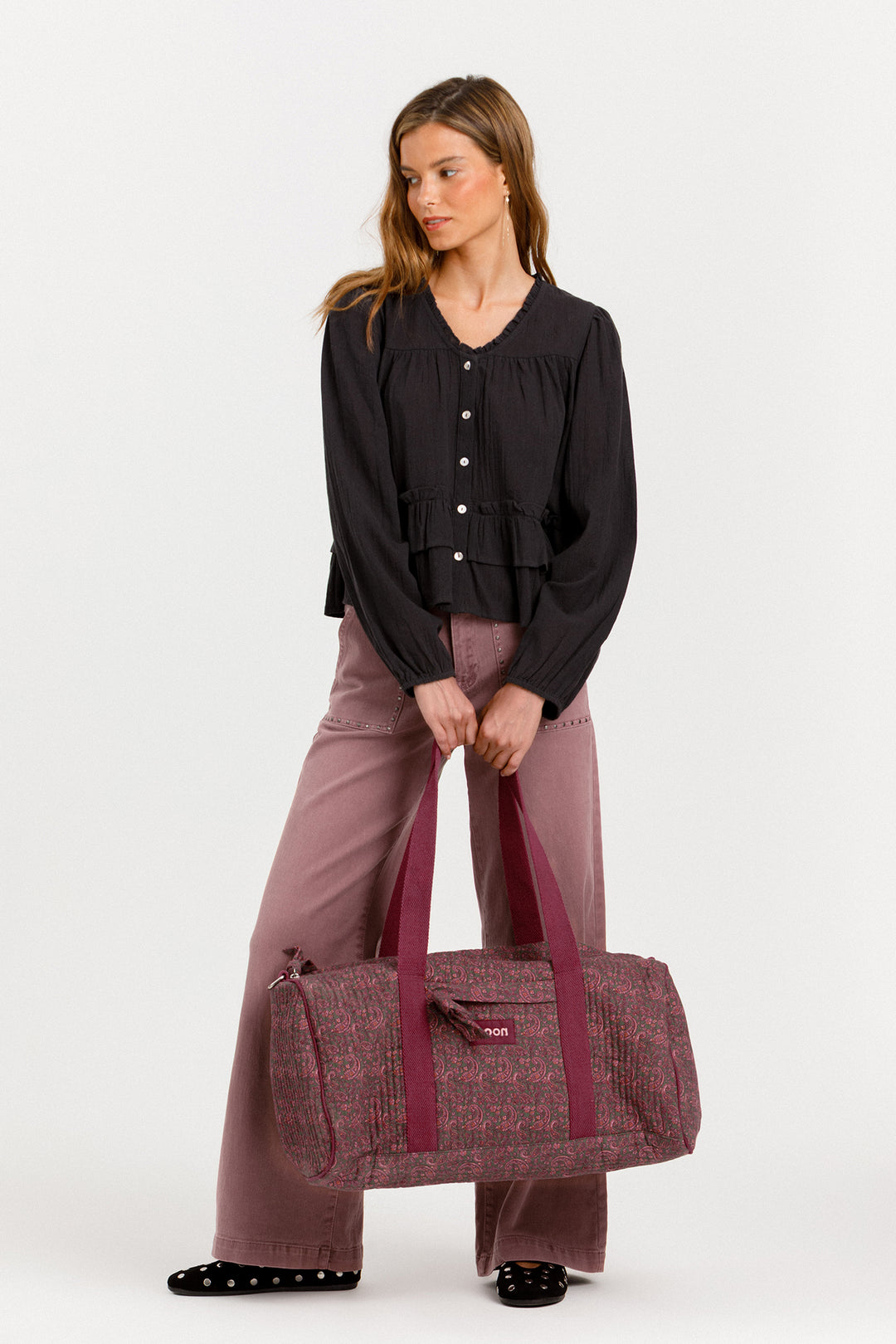 BLUSA DETALLE DOBLE VOLANTE