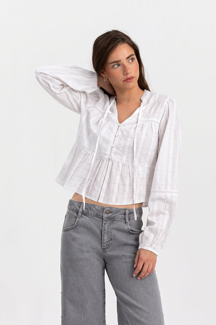 BLUSA ENTREDOS LAZO
