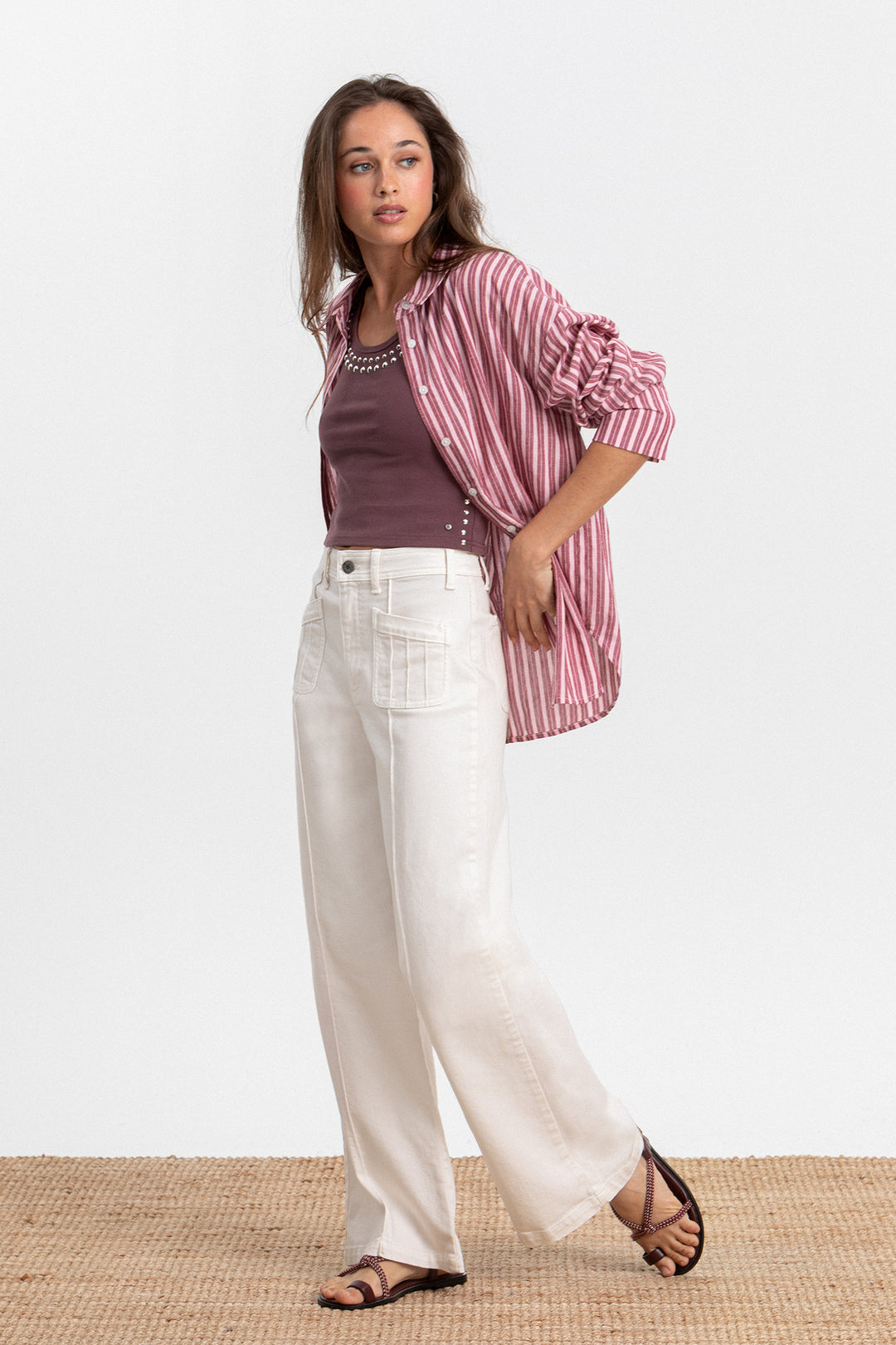 STRIPED COTTON SHIRT