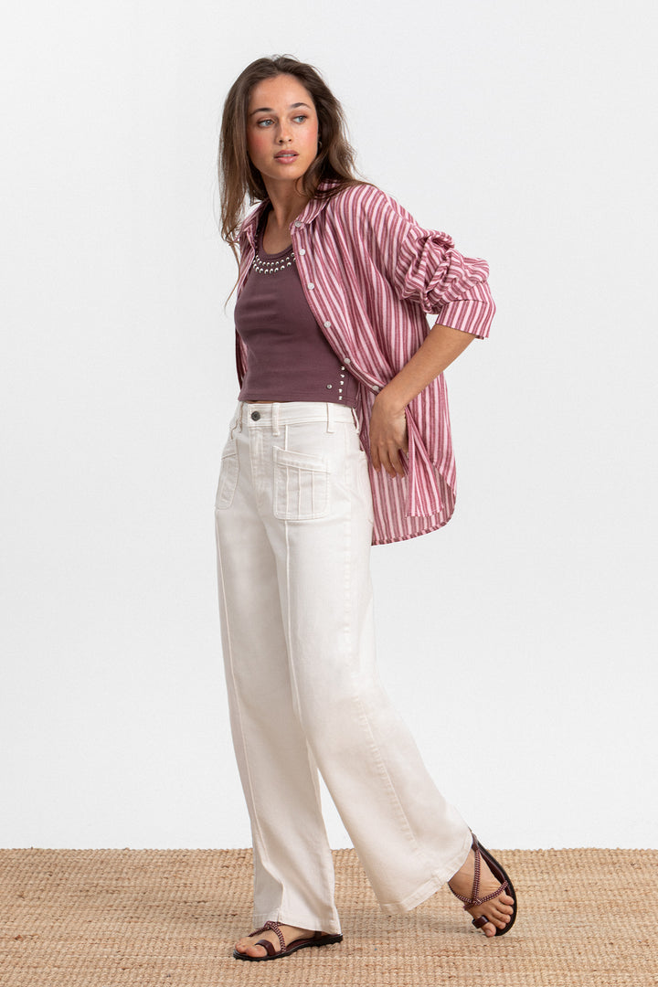 STRIPED COTTON SHIRT