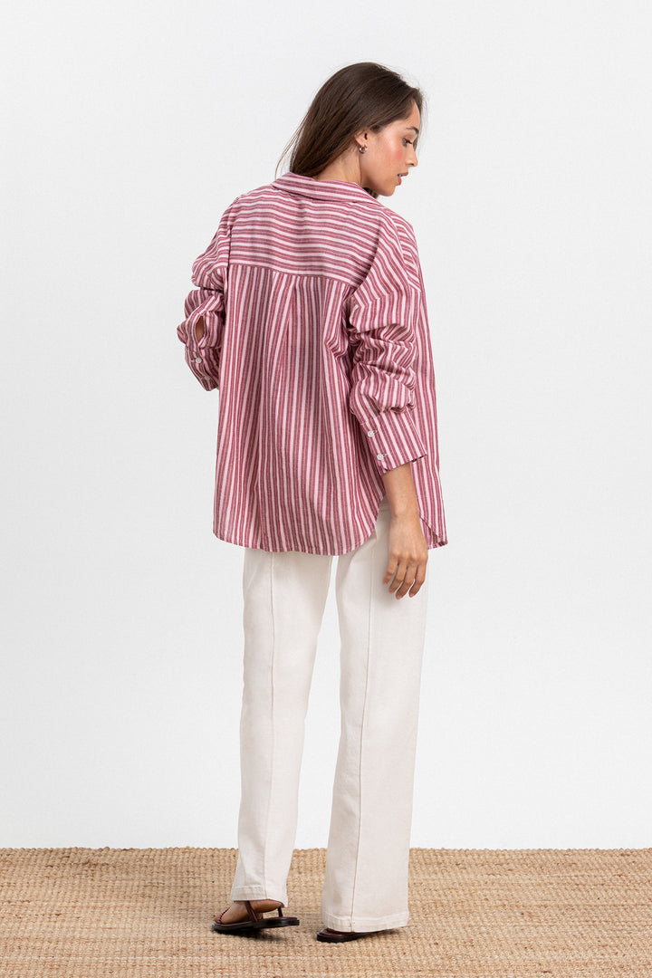 STRIPED COTTON SHIRT