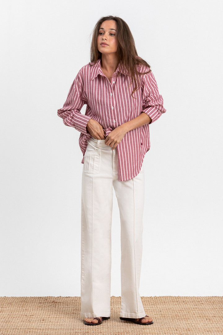 STRIPED COTTON SHIRT