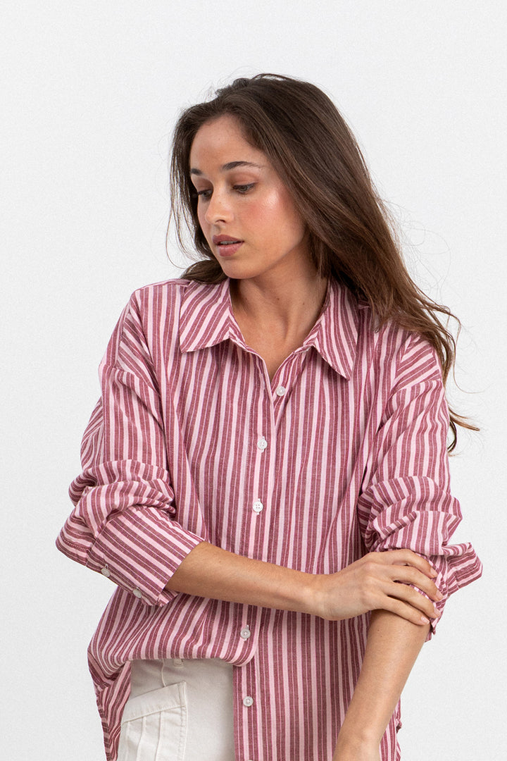 STRIPED COTTON SHIRT