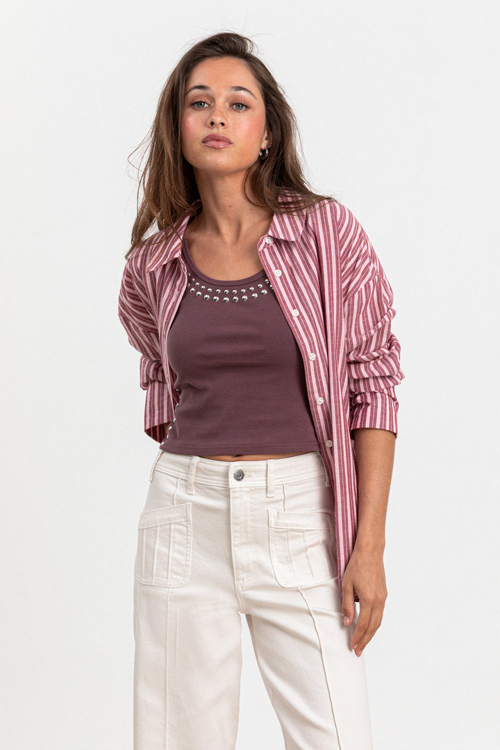 STRIPED COTTON SHIRT