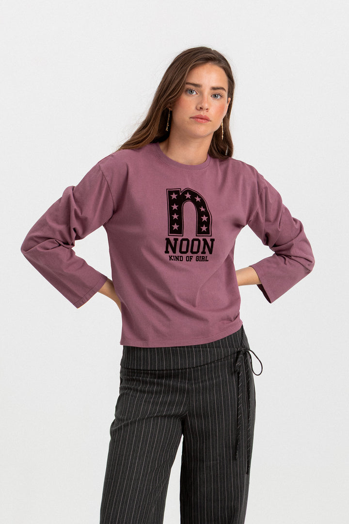 CAMISETA NOON FLOCADO