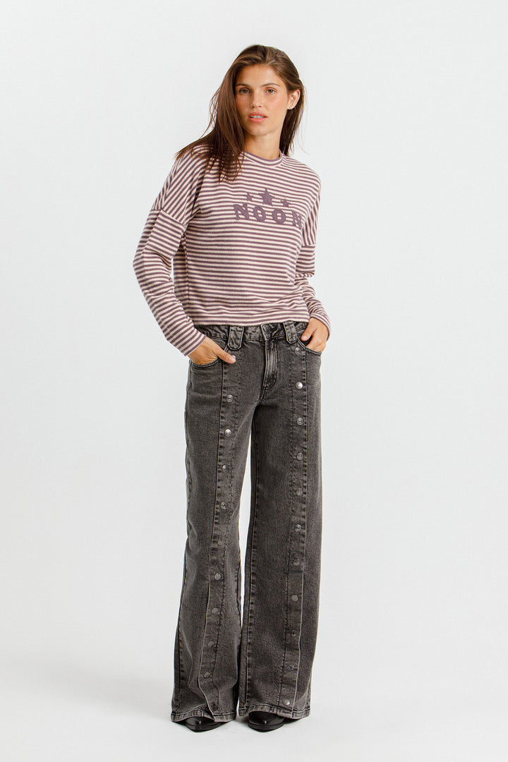 CAMISETA NOON PARCHE RAYAS