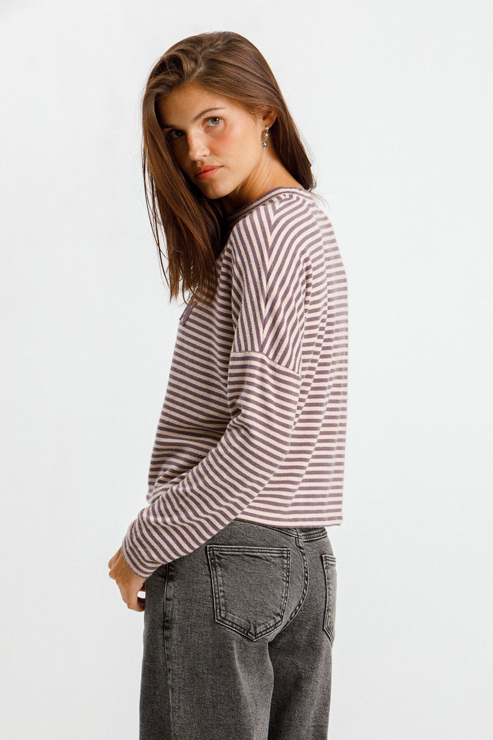 CAMISETA NOON PARCHE RAYAS