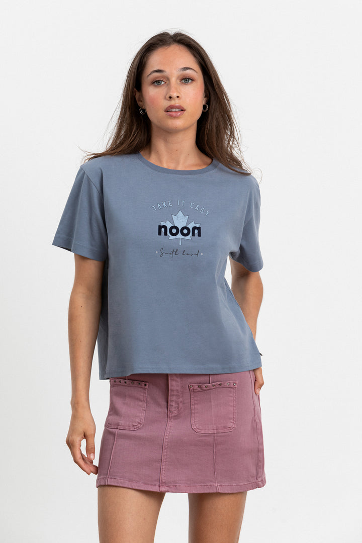 CAMISETA PRINT HOJA