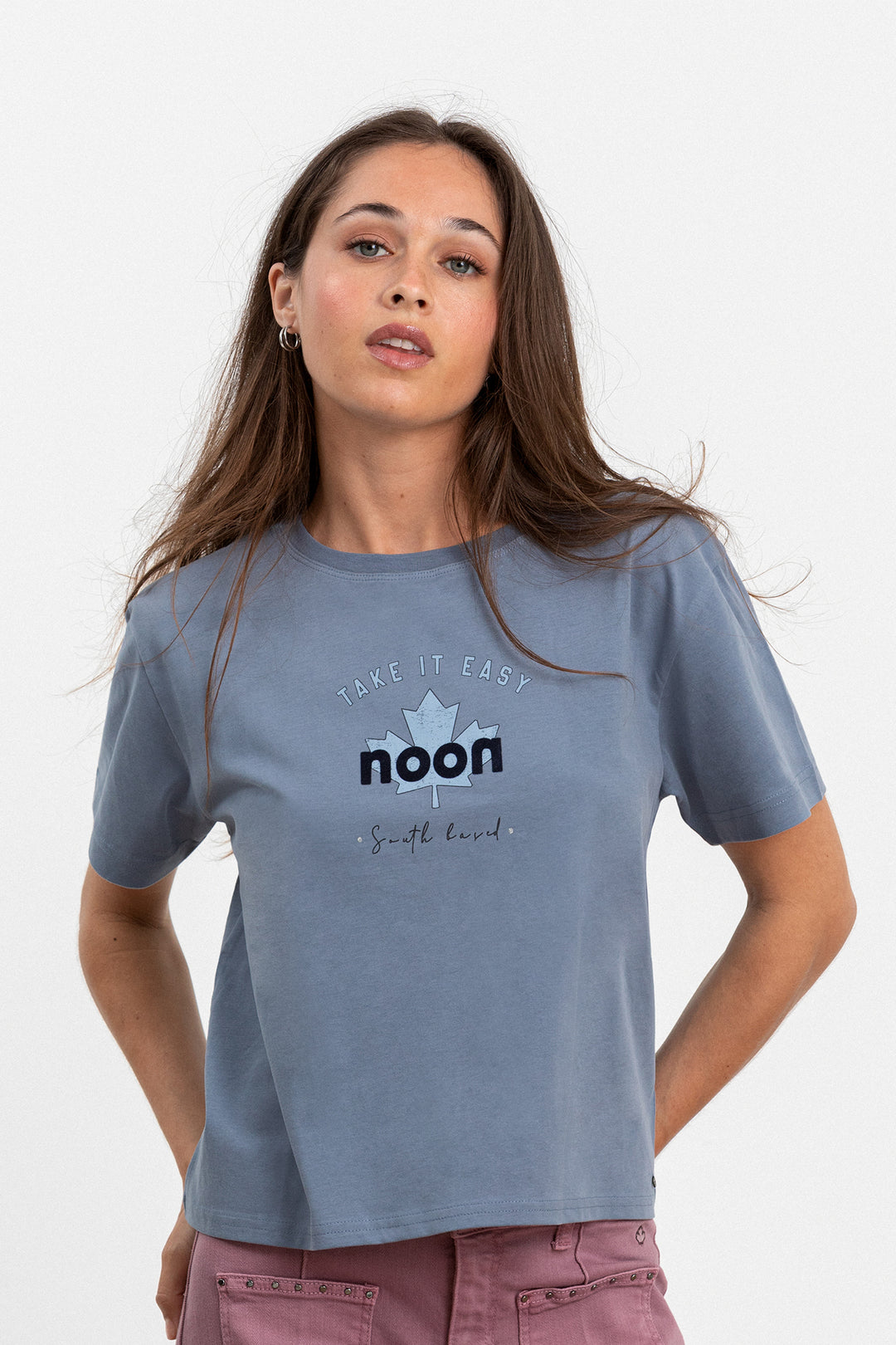 CAMISETA PRINT HOJA