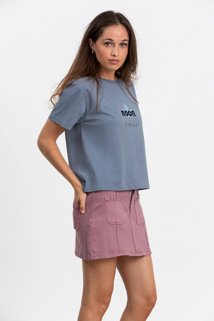CAMISETA PRINT HOJA