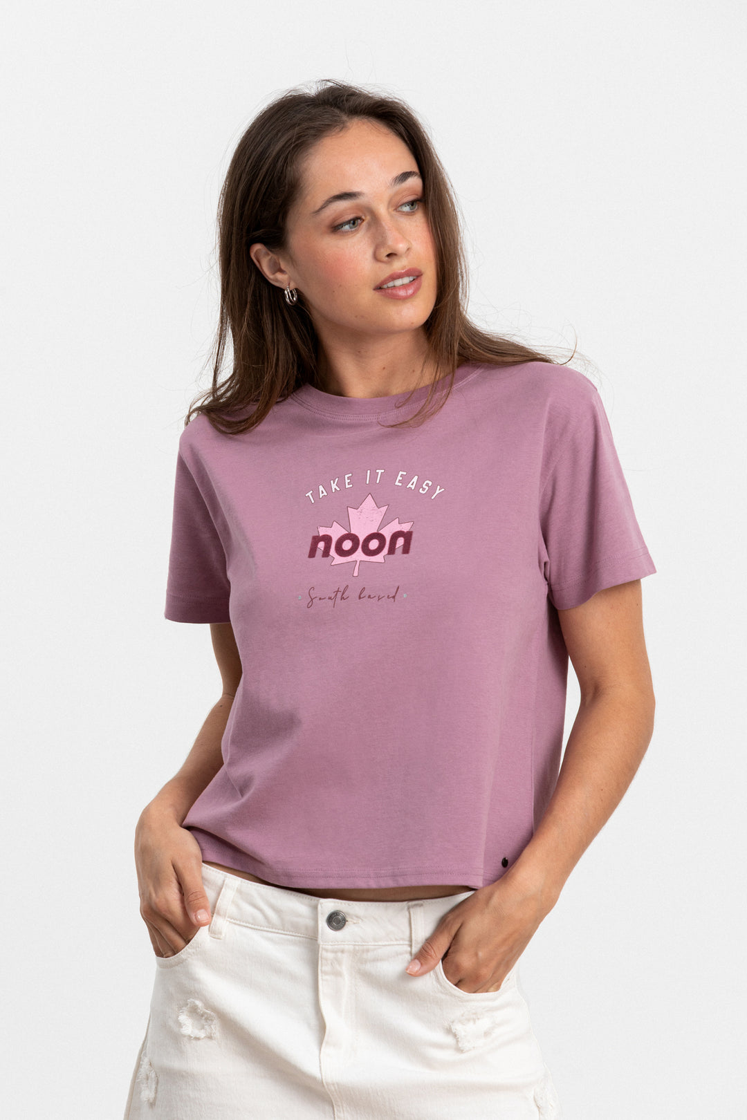 CAMISETA PRINT HOJA