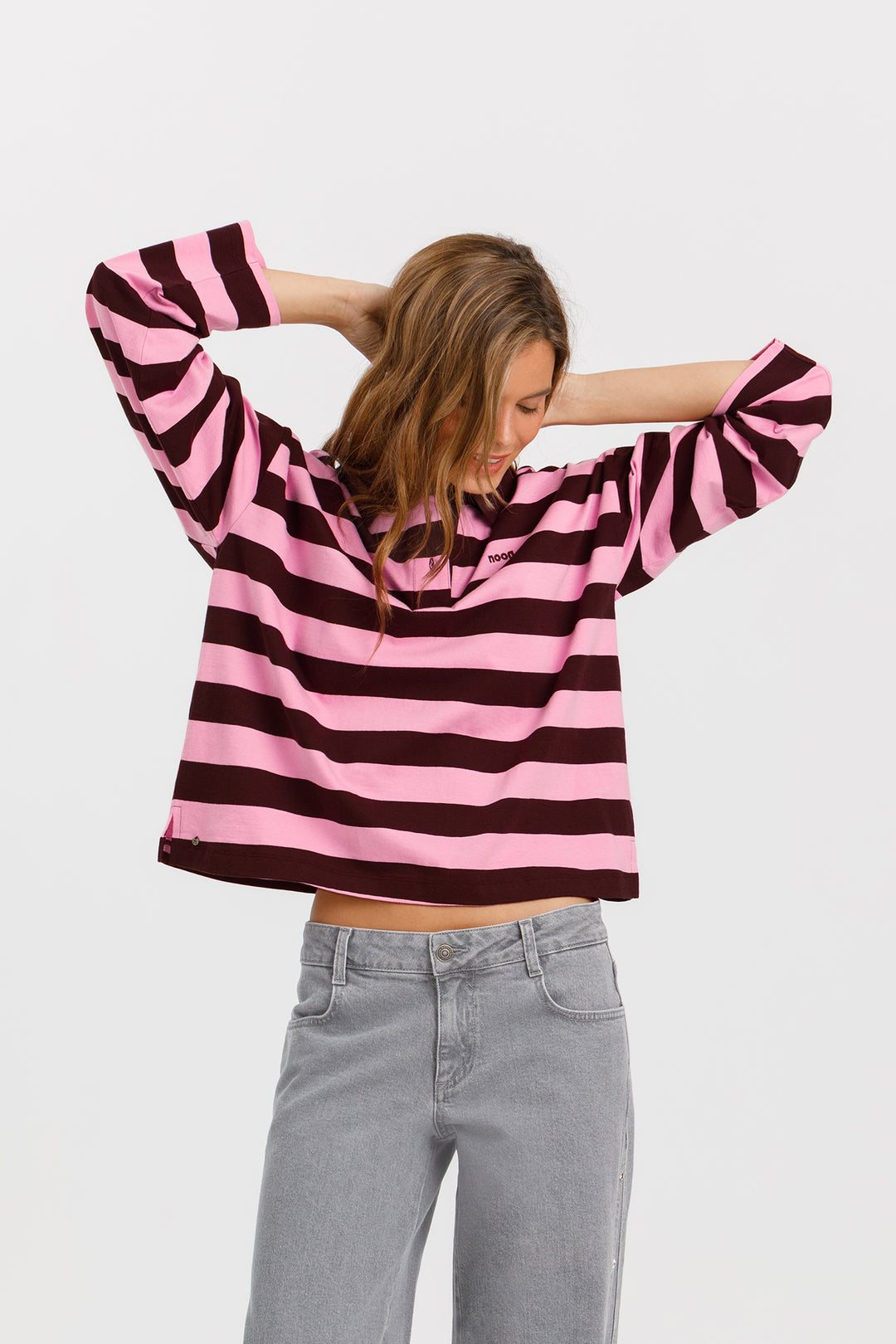 CAMISETA RAYAS CUELLO POLO