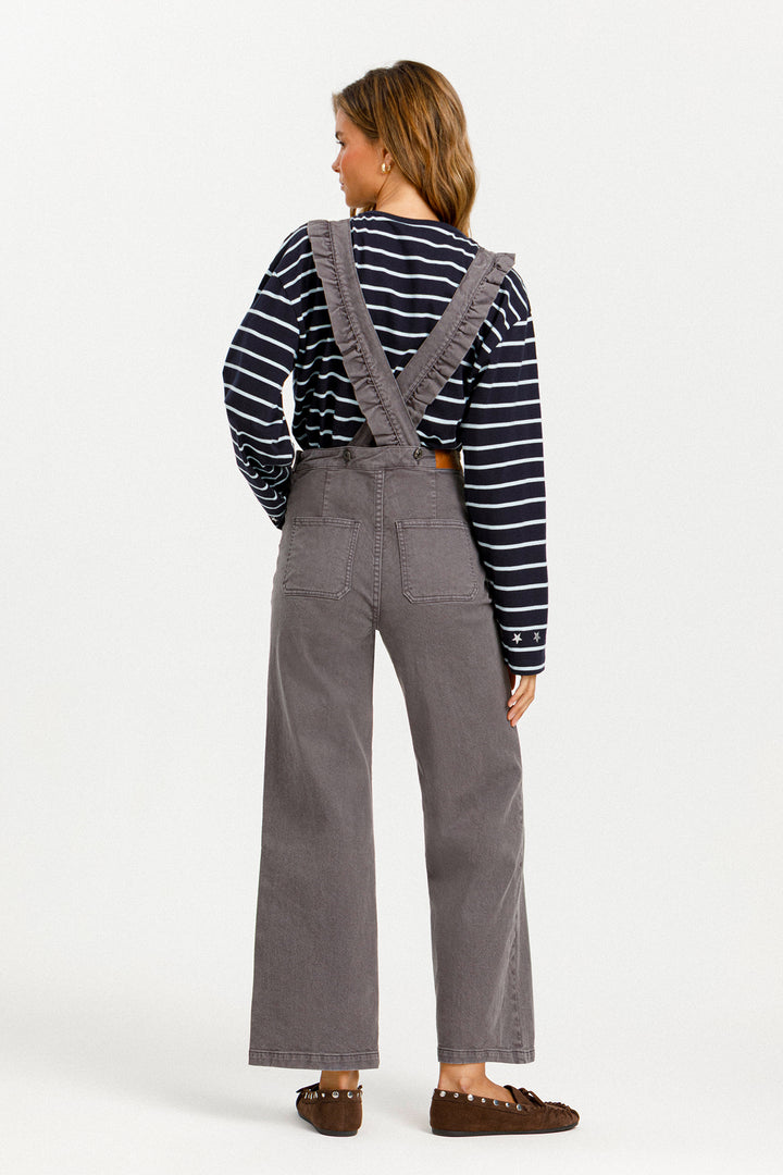 STRIPED T-SHIRT WITH EMBROIDERED STARS