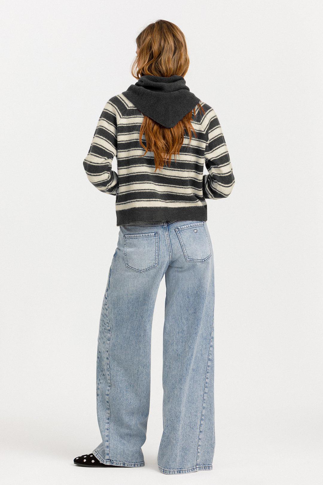 OVERSIZE STRIPED CARDIGAN
