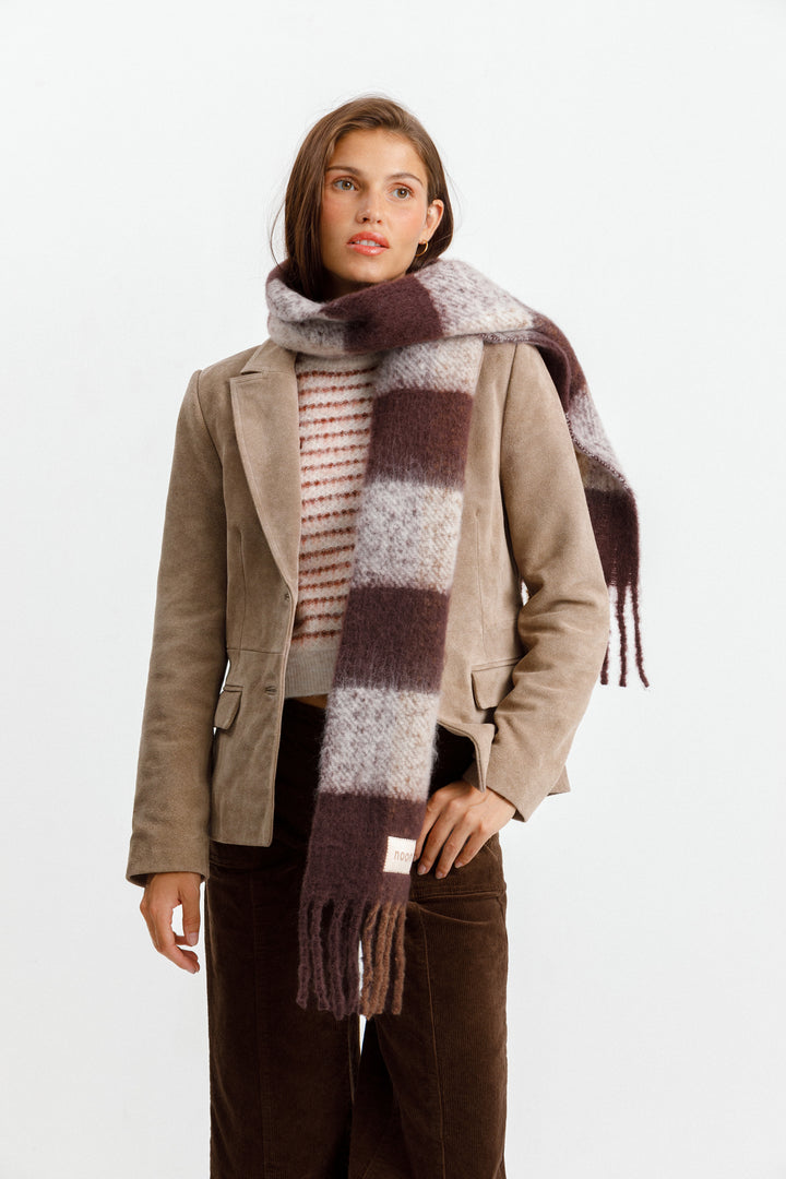 CHAQUETA ANTE CUELLO PELO