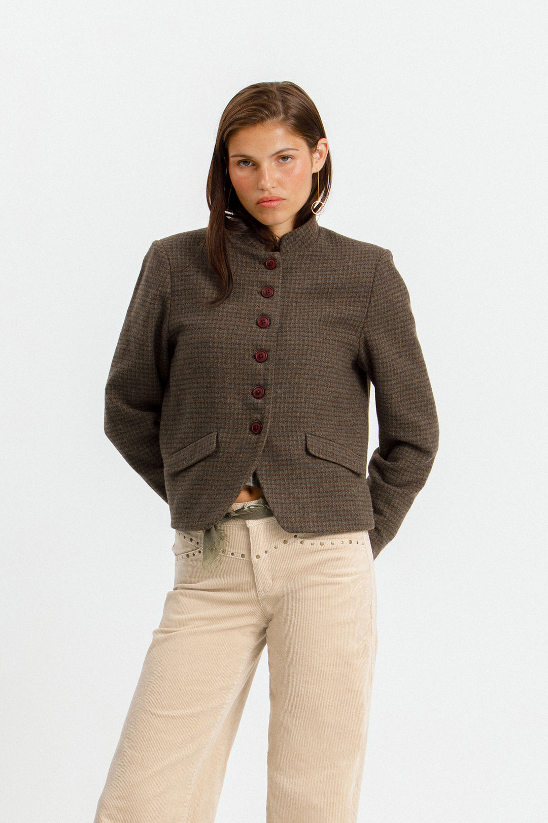 PLAID AUSTRIAN JACKET