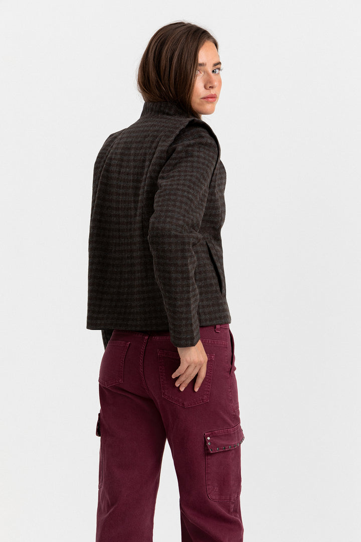 CHAQUETA HOMBRERA CUADROS