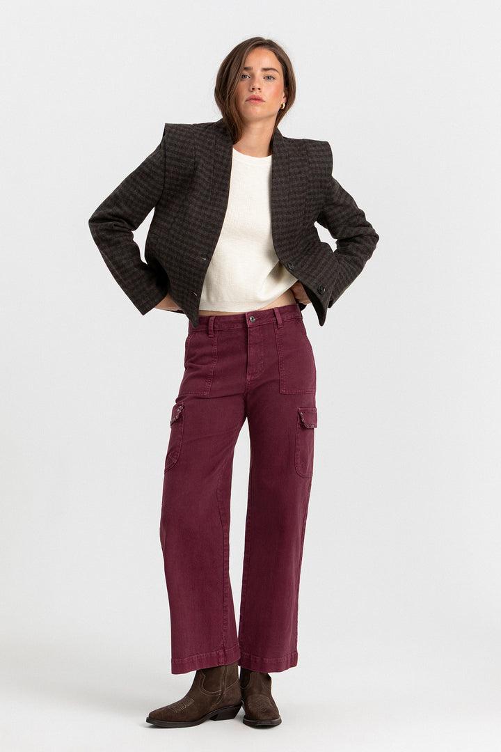 CHAQUETA HOMBRERA CUADROS