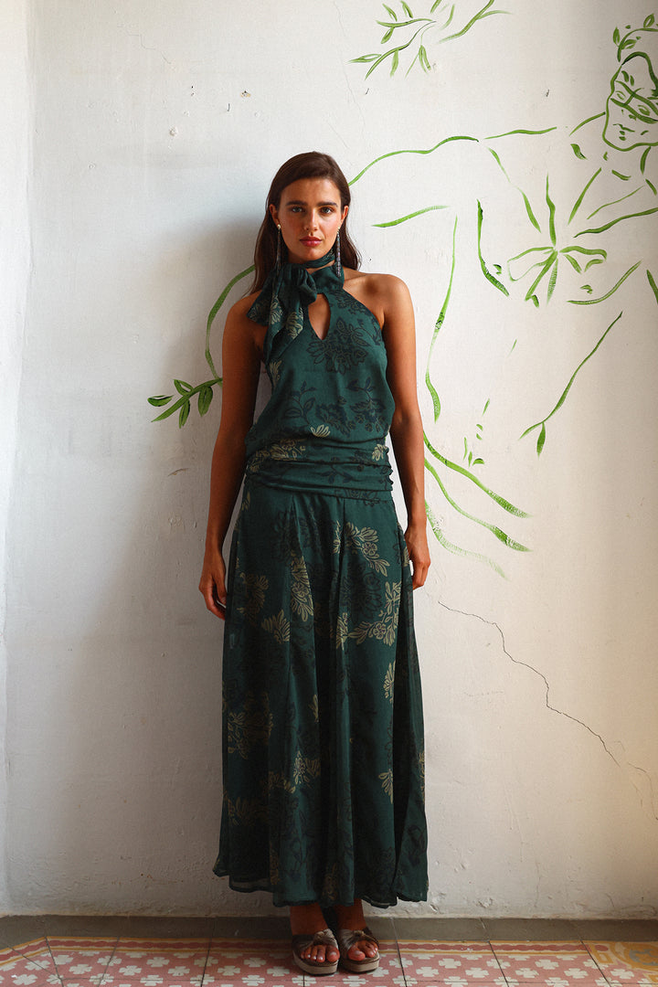 FALDA MIDI GODETS GRETA