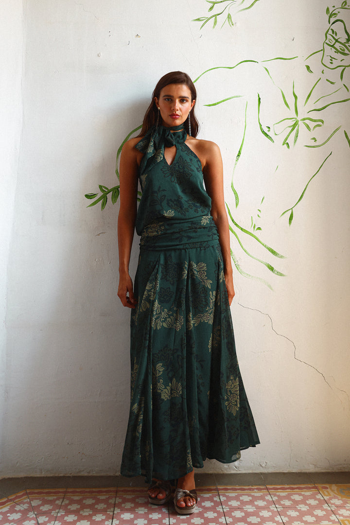 FALDA MIDI GODETS GRETA