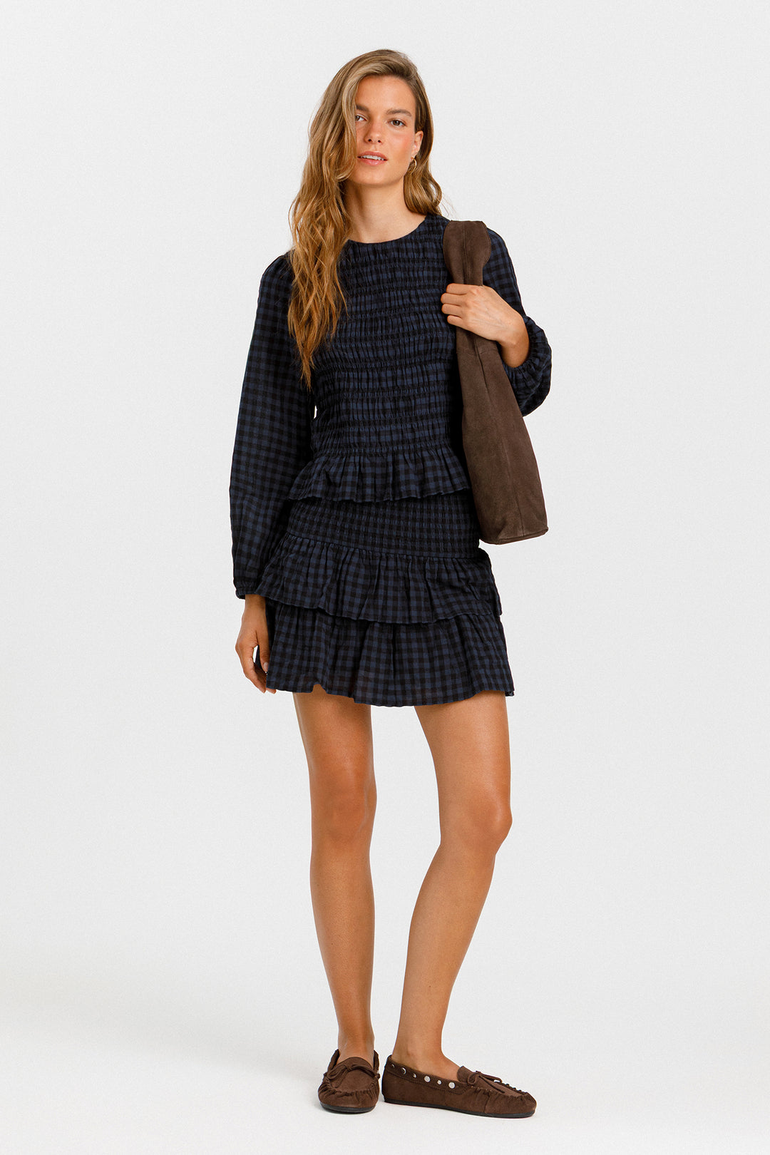 PLAID MINI SKIRT