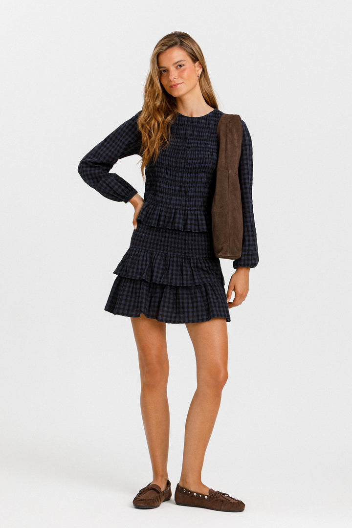 PLAID MINI SKIRT