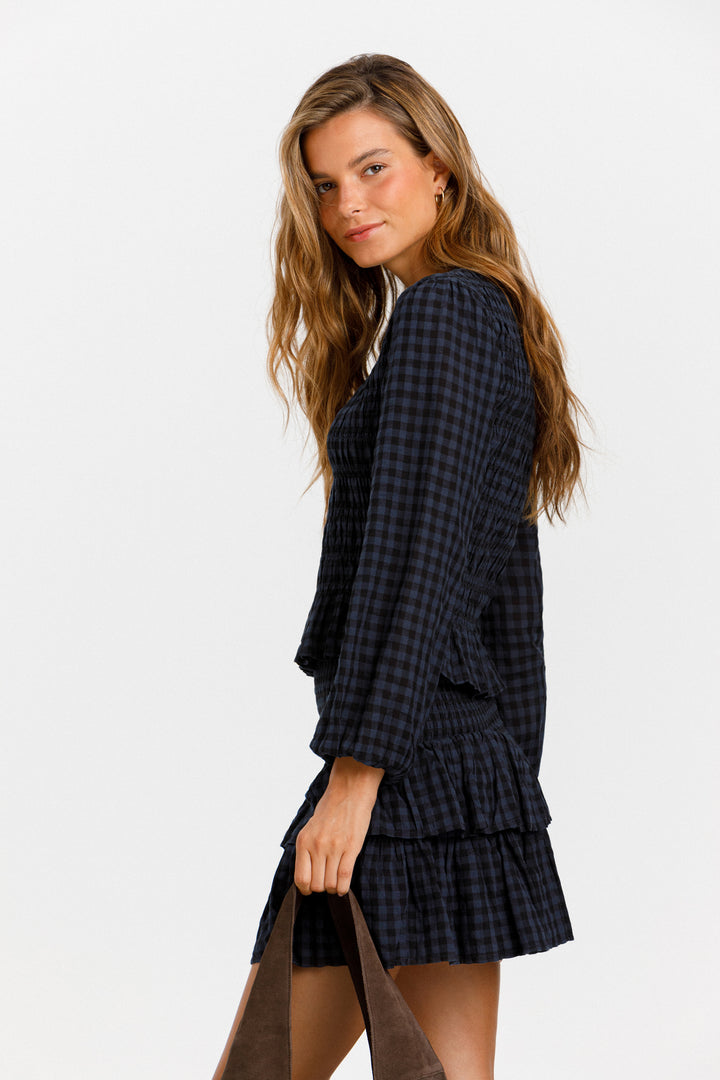 PLAID MINI SKIRT