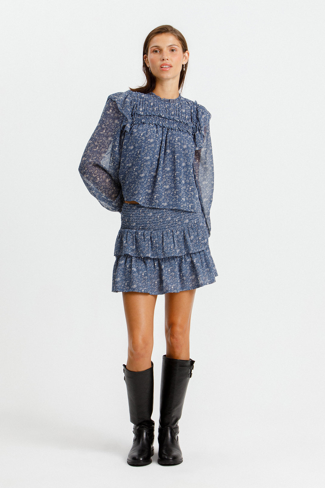 FALDA MINI ESTAMPADA