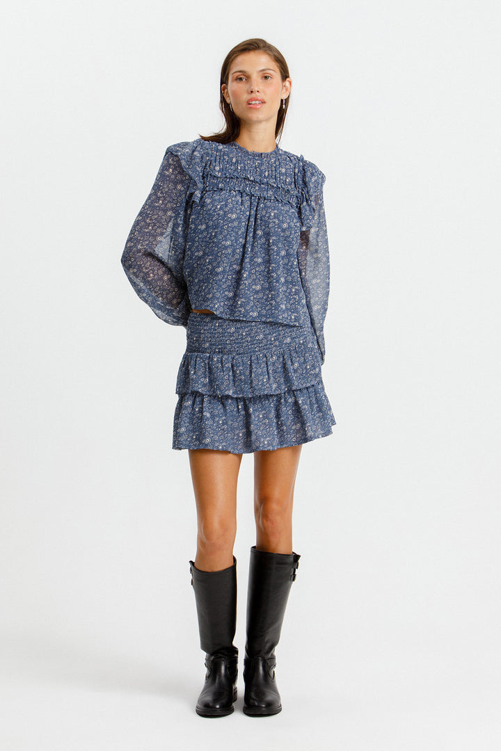 FALDA MINI ESTAMPADA