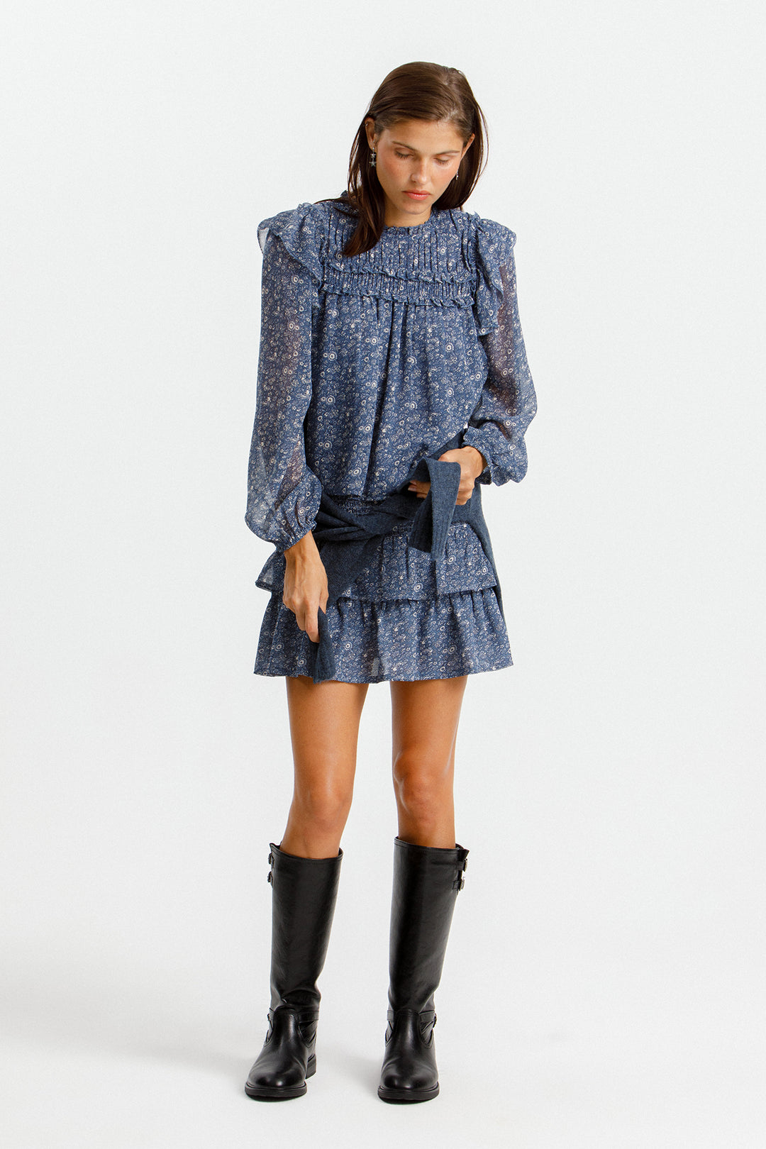 FALDA MINI ESTAMPADA