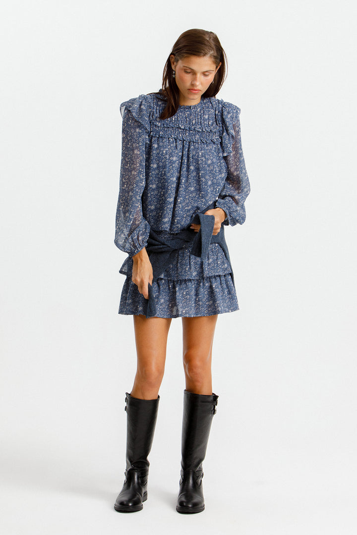 FALDA MINI ESTAMPADA