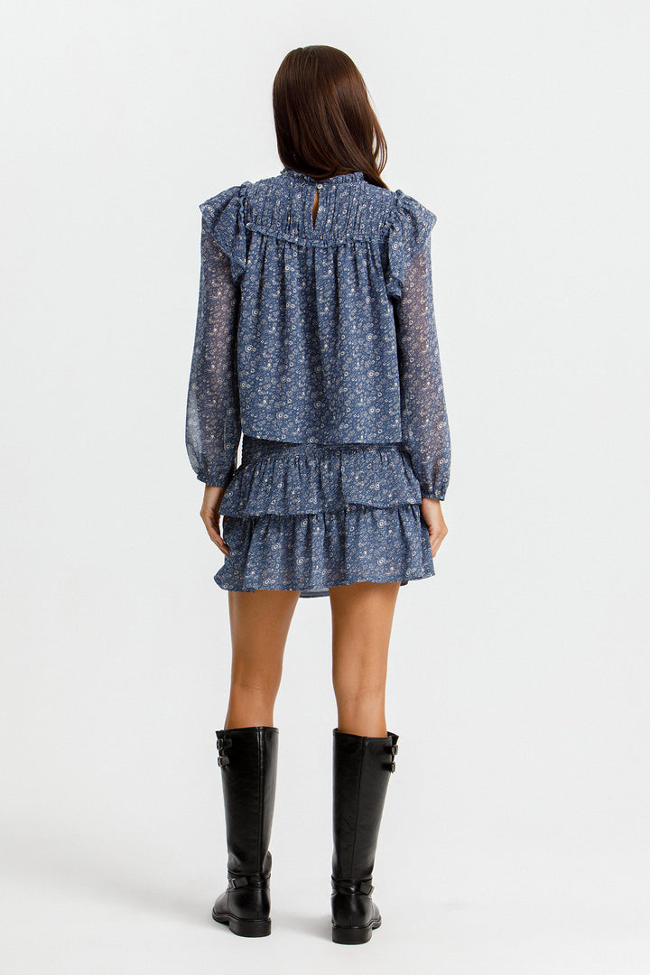 FALDA MINI ESTAMPADA