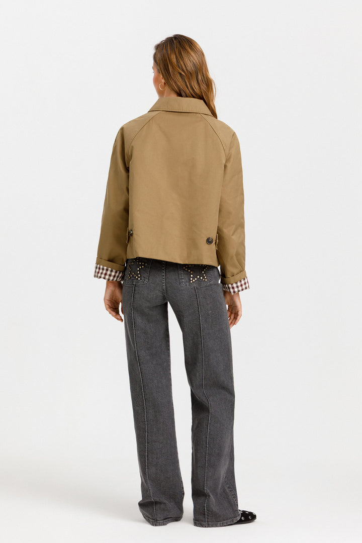 SHORT TRENCH COAT