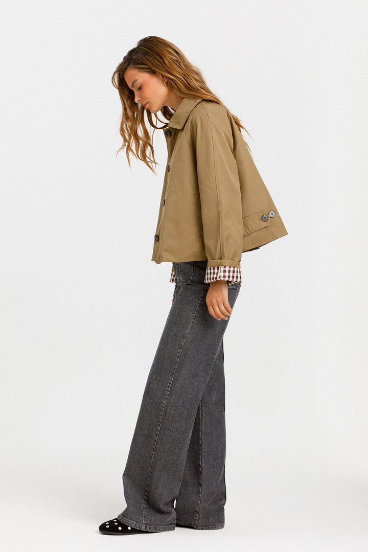 SHORT TRENCH COAT