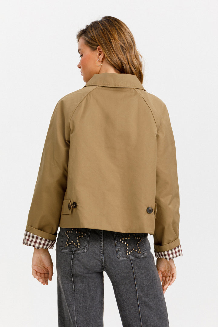 SHORT TRENCH COAT
