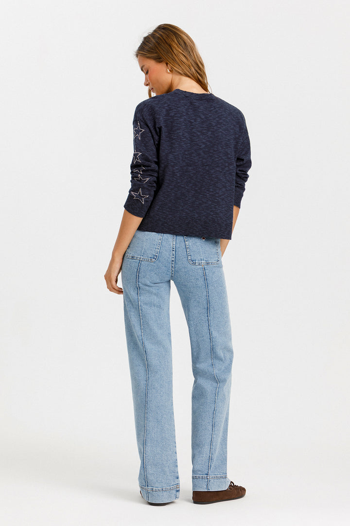 BASIC JEANS DENIM STITCHING
