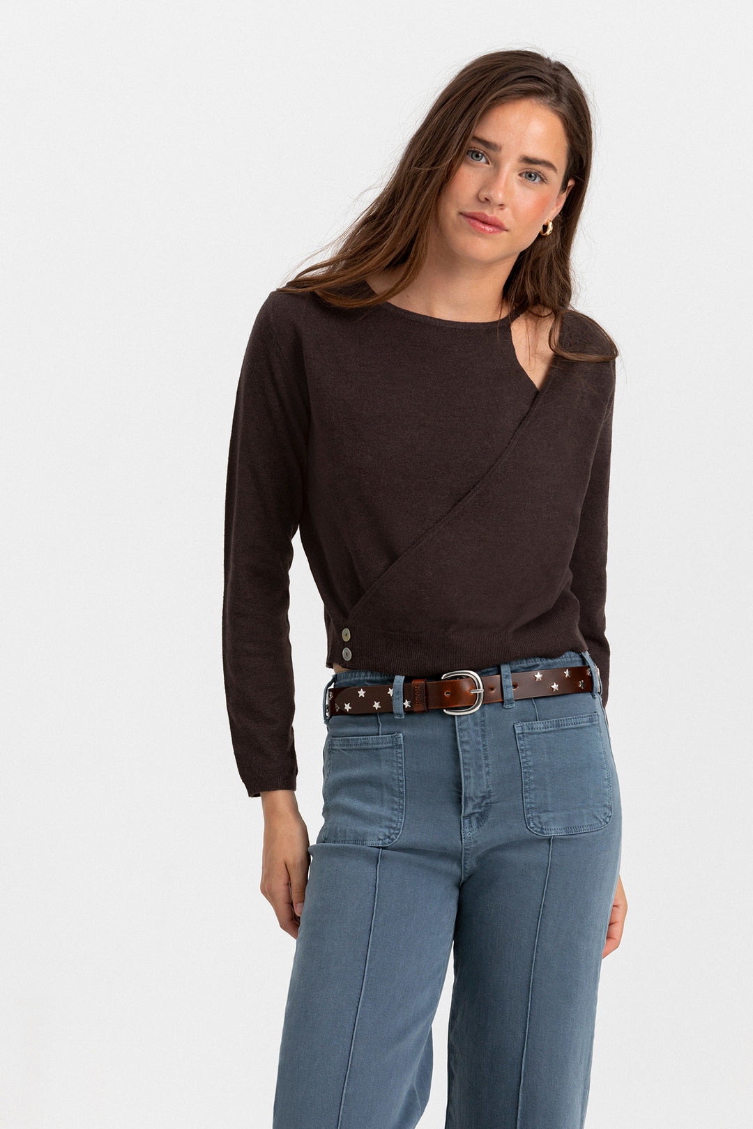 JEANS CULOTTE BASIC COSTURAS
