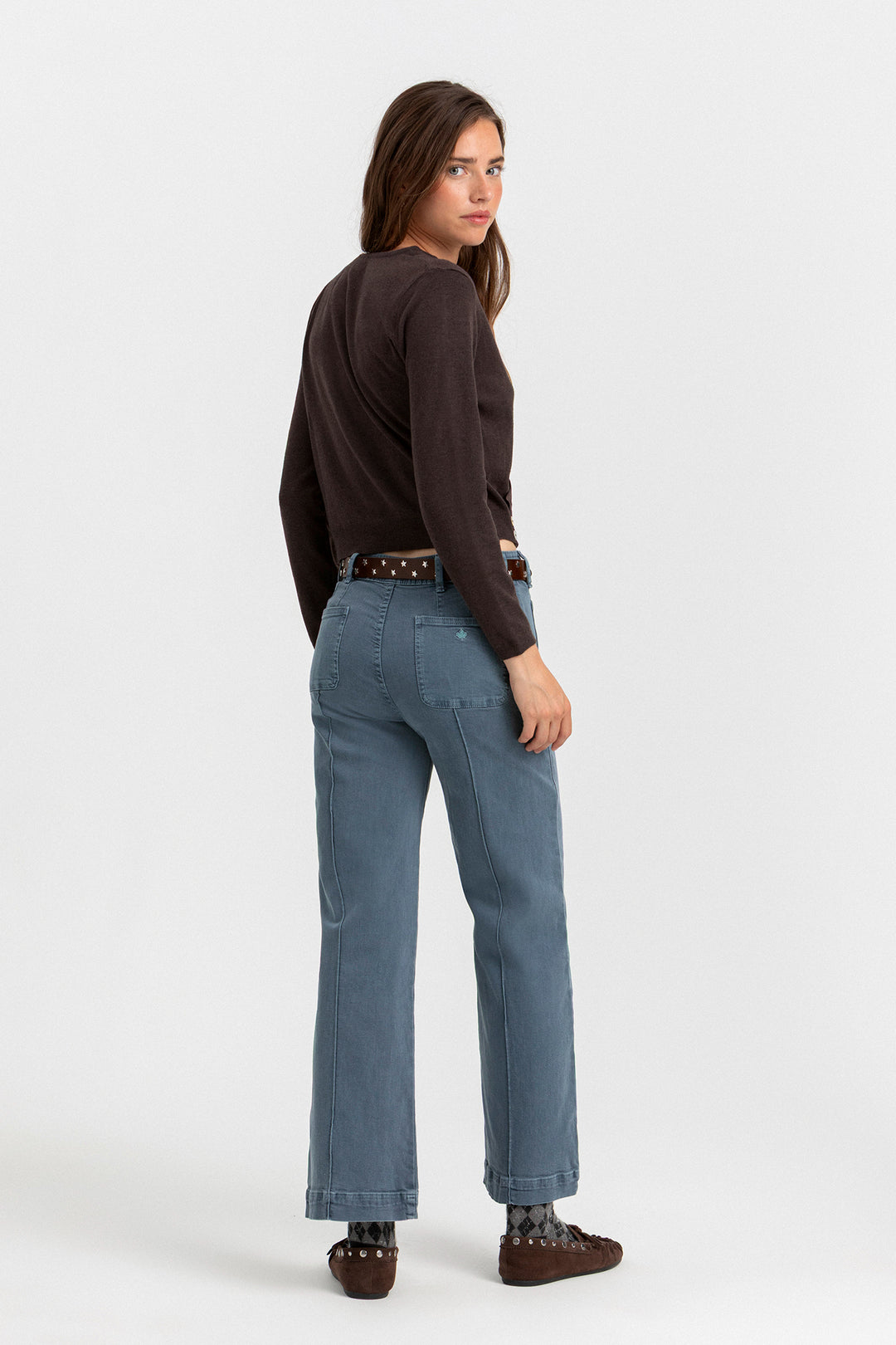 JEANS CULOTTE BASIC COSTURAS
