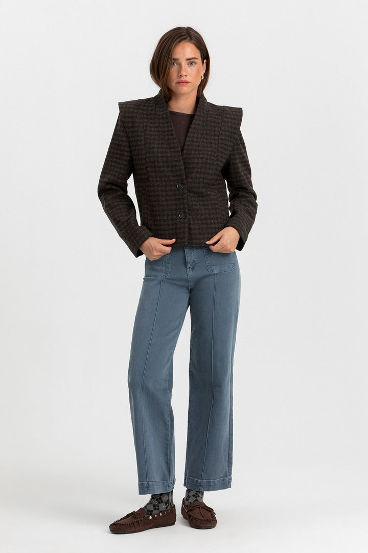 JEANS CULOTTE BASIC COSTURAS
