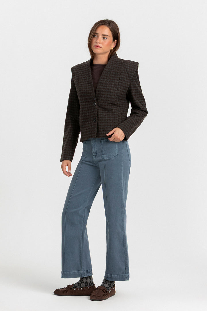 JEANS CULOTTE BASIC COSTURAS