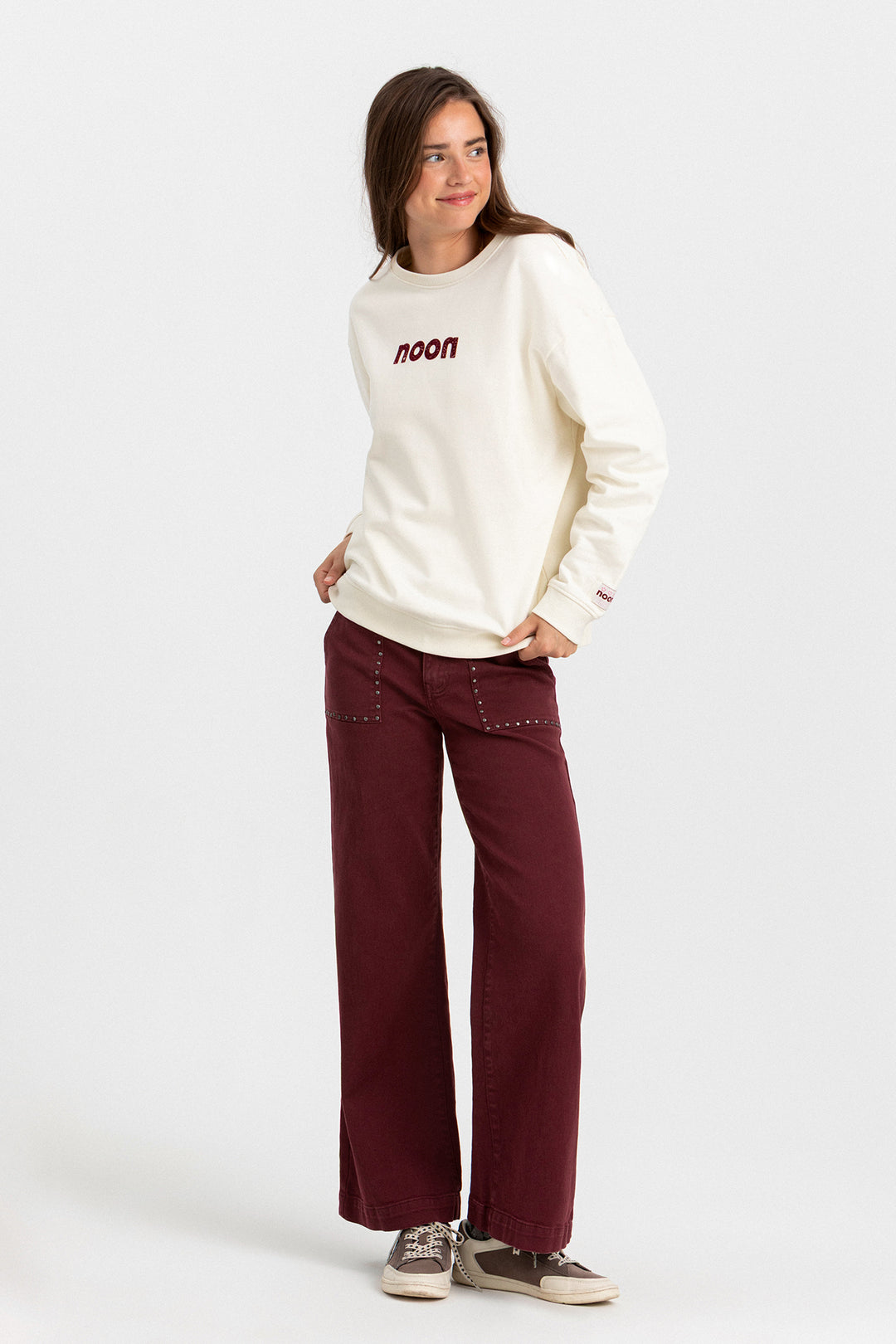 JEANS CULOTTE BOLSILLOS TACHAS
