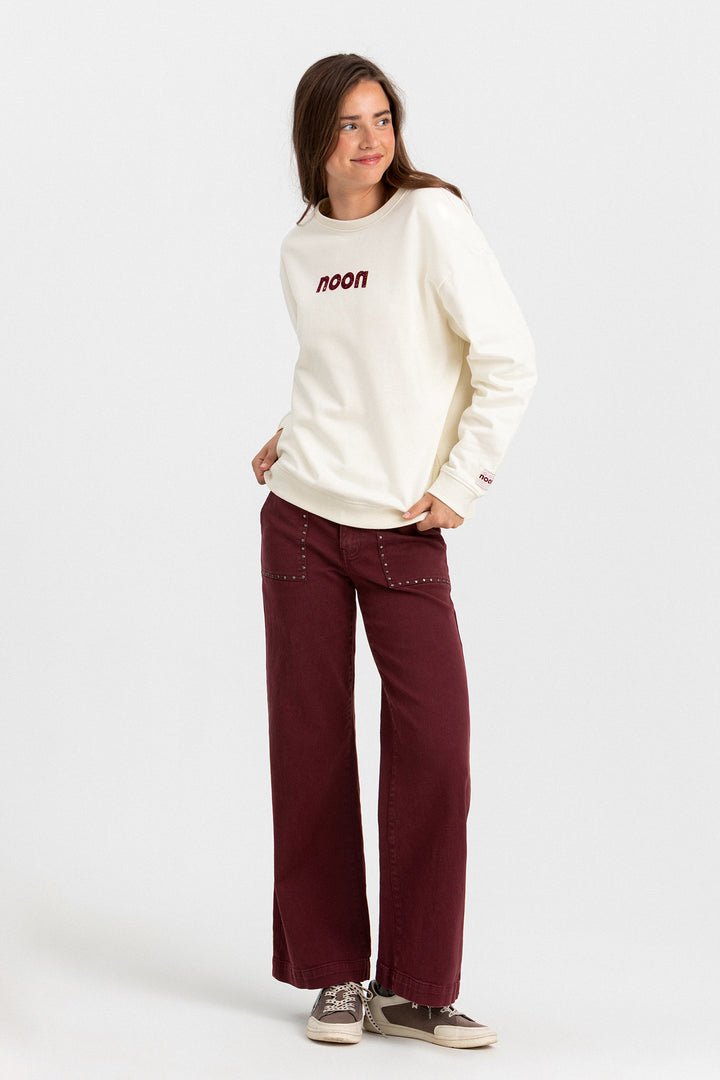 JEANS CULOTTE BOLSILLOS TACHAS
