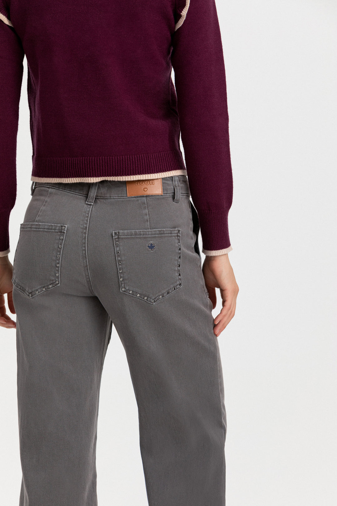 JEANS CULOTTE BOLSILLOS TACHAS