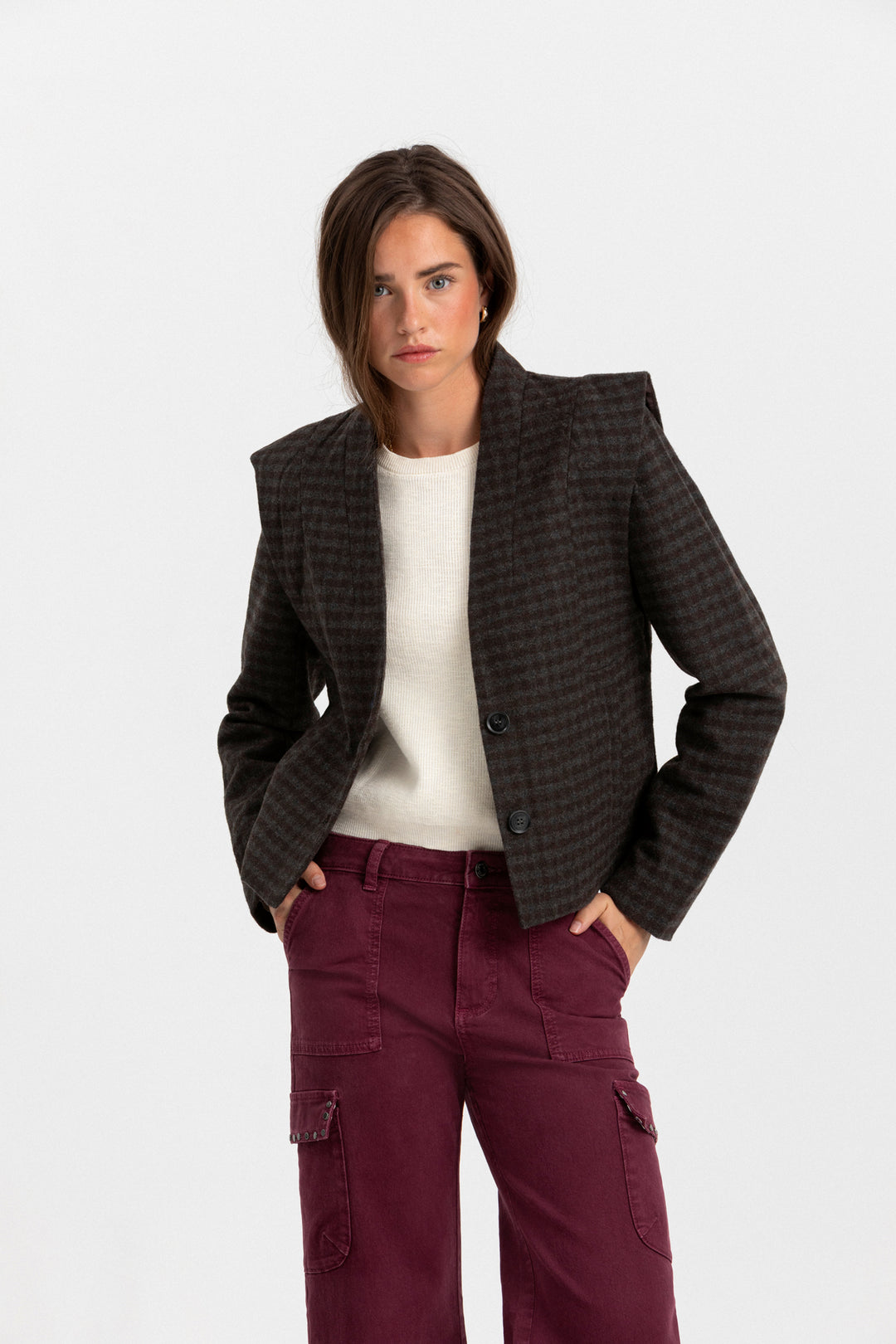 JEANS CULOTTE CARGO TACHAS