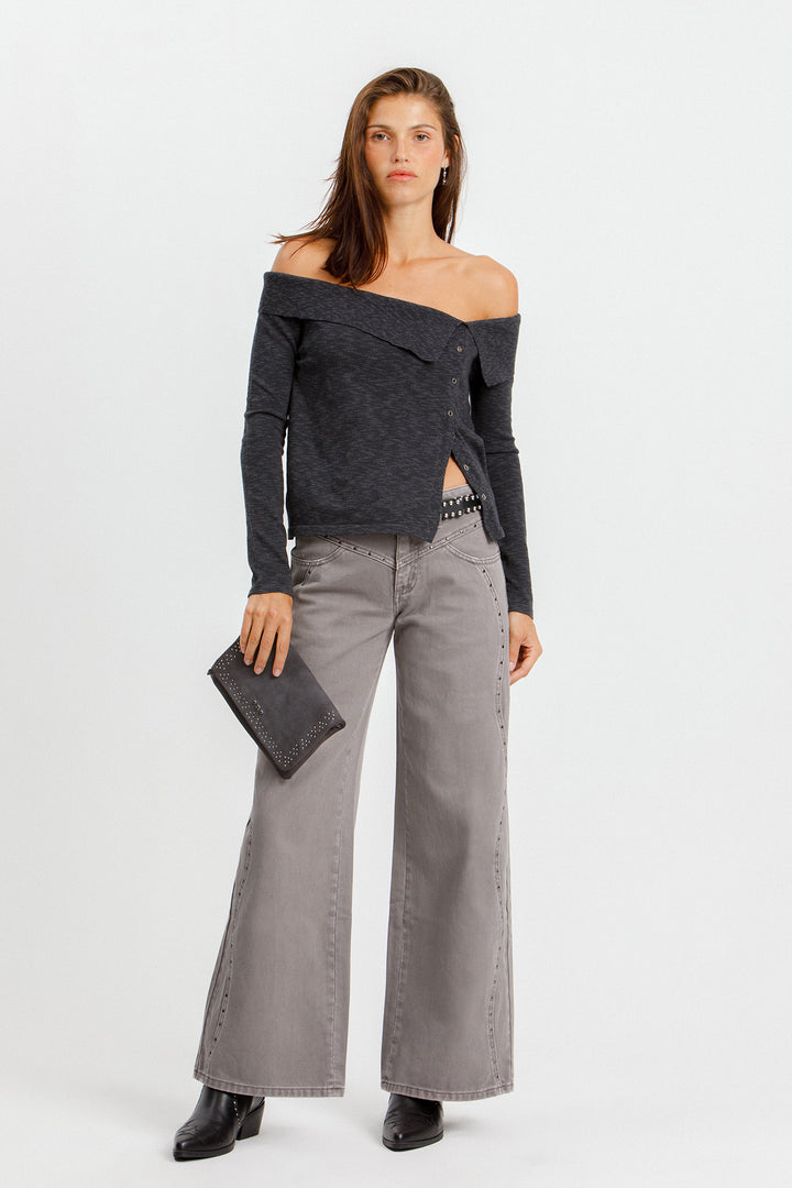JEANS ONDAS CANESU TACHAS