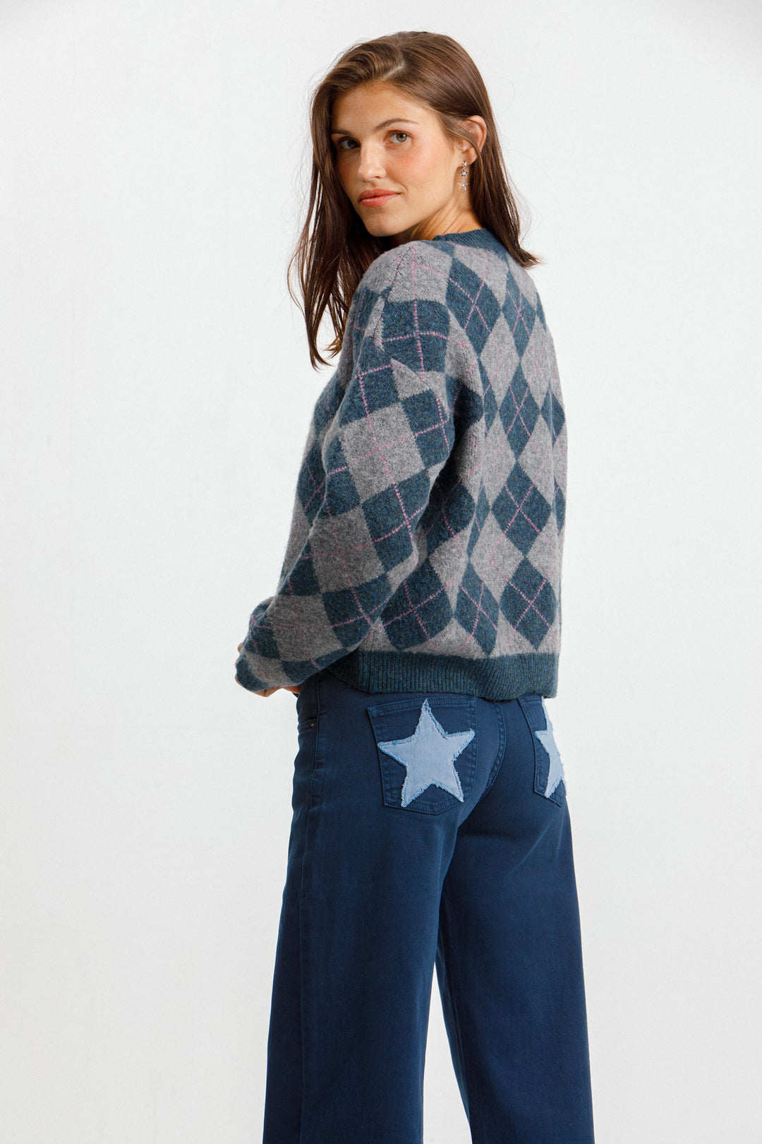 JEANS RELAXED PARCHE ESTRELLAS